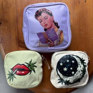 420 Handpressed Zip Cosmetic case Set (3)